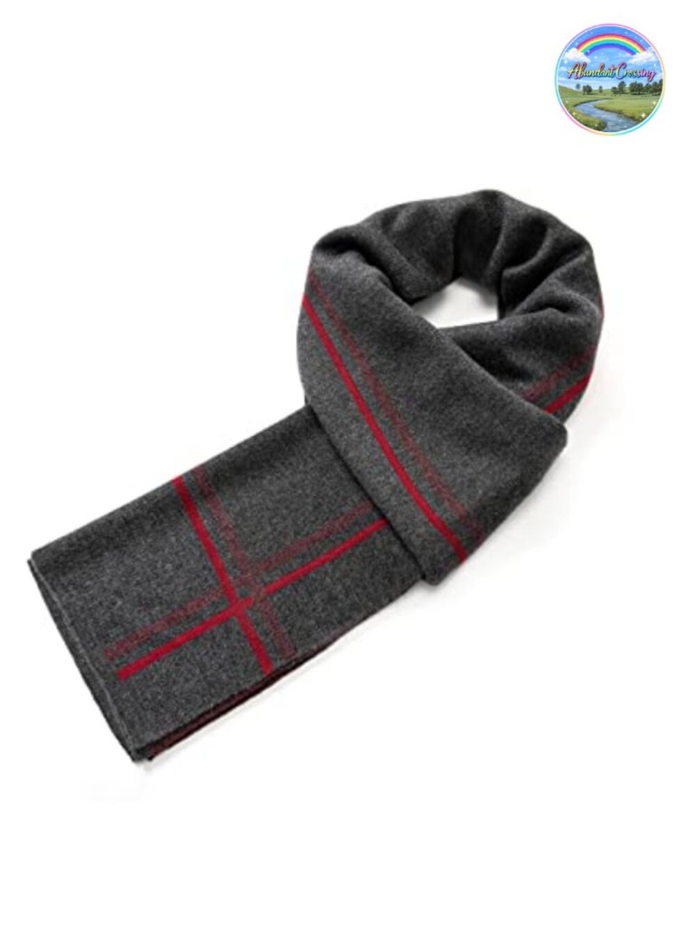 Mens Striped Merino Wool Scarf Winter Soft Warm Thick Knitted Neckwear